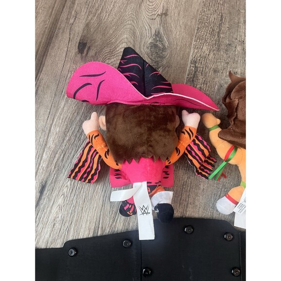 WWE Macho Man Randy Savage Ultimate Warrior Plush WWE Undisputed Champion BELT - Picture 7 of 11